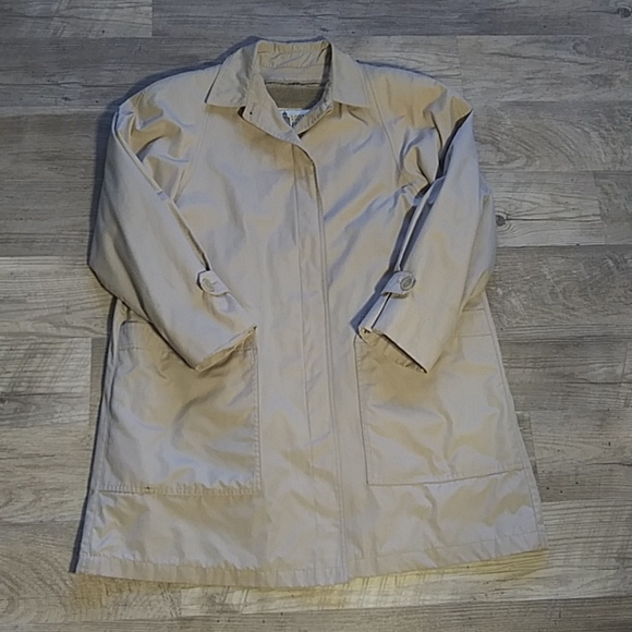 Vintage London Fog Women's Winter Trench Coat sz 14 - Picture 1 of 10